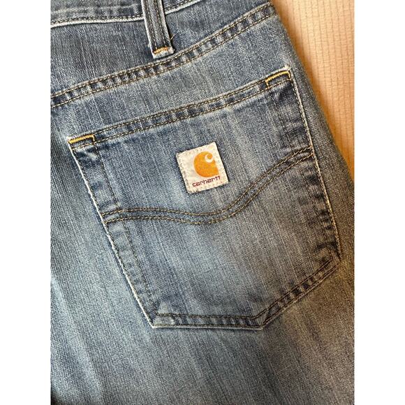 Carhartt Holter Jeans Men’s 32x34 Summit Blue 101483-980 Distressed Knees - Picture 11 of 11